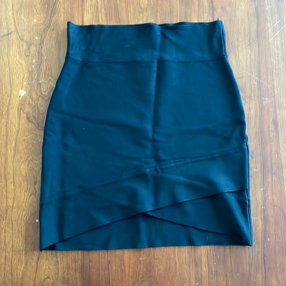 BCBG Black Bodycon Mini Skirt